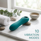 10-Mode Versatile Silicone Multi-Functional Vibrator: Powerful Precision & Waterproof Design