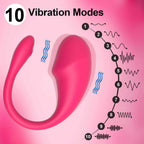 App Remote Controlled Wearable Panty Vibrator - Waterproof Silicone 10-Speed G-Spot Clitoral Massager For Couples Play