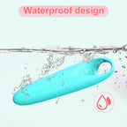 Mini Portable Bullet Vibrator - 12 Vibration Modes Waterproof Rechargeable Silicone Clitoral G-Spot Intimacy Massager