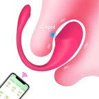 App Remote Controlled Wearable Panty Vibrator - Waterproof Silicone 10-Speed G-Spot Clitoral Massager For Couples Play