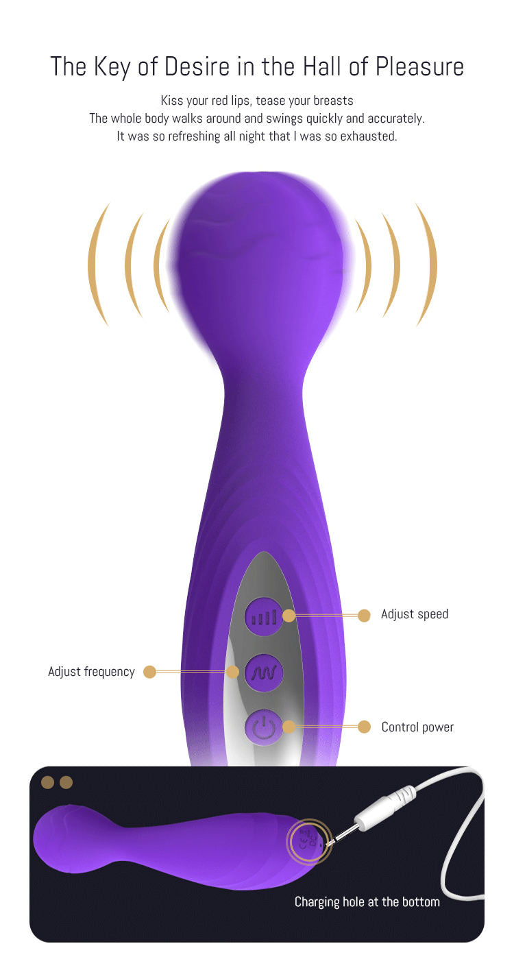 Premium 23.5° Curved G-Spot Vibrator - Waterproof, Multi-Speed Rechargeable Silicone Massager For Complete Pleasure