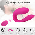 Wireless Remote Control Couples Vibrator - Flexible U-Shaped Silicone Massager With 10 Intense Modes For Hands-Free Pleasure