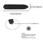 Mini Pocket Bullet Vibrator - Waterproof 10-Speed AAA Battery Operated Portable Clitoral Massager For Travel