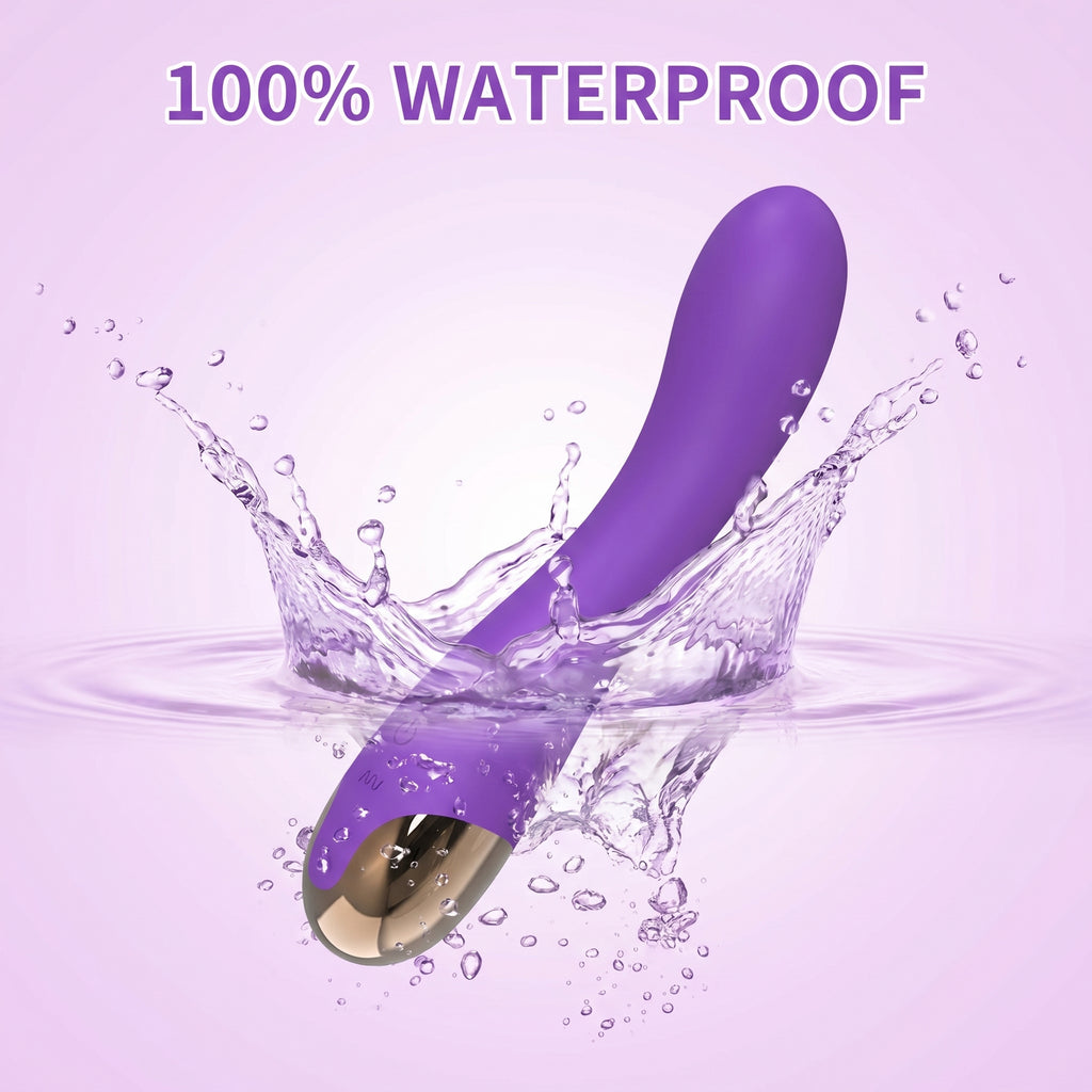 Ergonomic Purple G-Spot Vibrator - Waterproof, USB Rechargeable, Travel-Friendly Silicone Sex Toy For Ultimate Self-Care