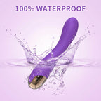 Ergonomic Purple G-Spot Vibrator - Waterproof, USB Rechargeable, Travel-Friendly Silicone Sex Toy For Ultimate Self-Care