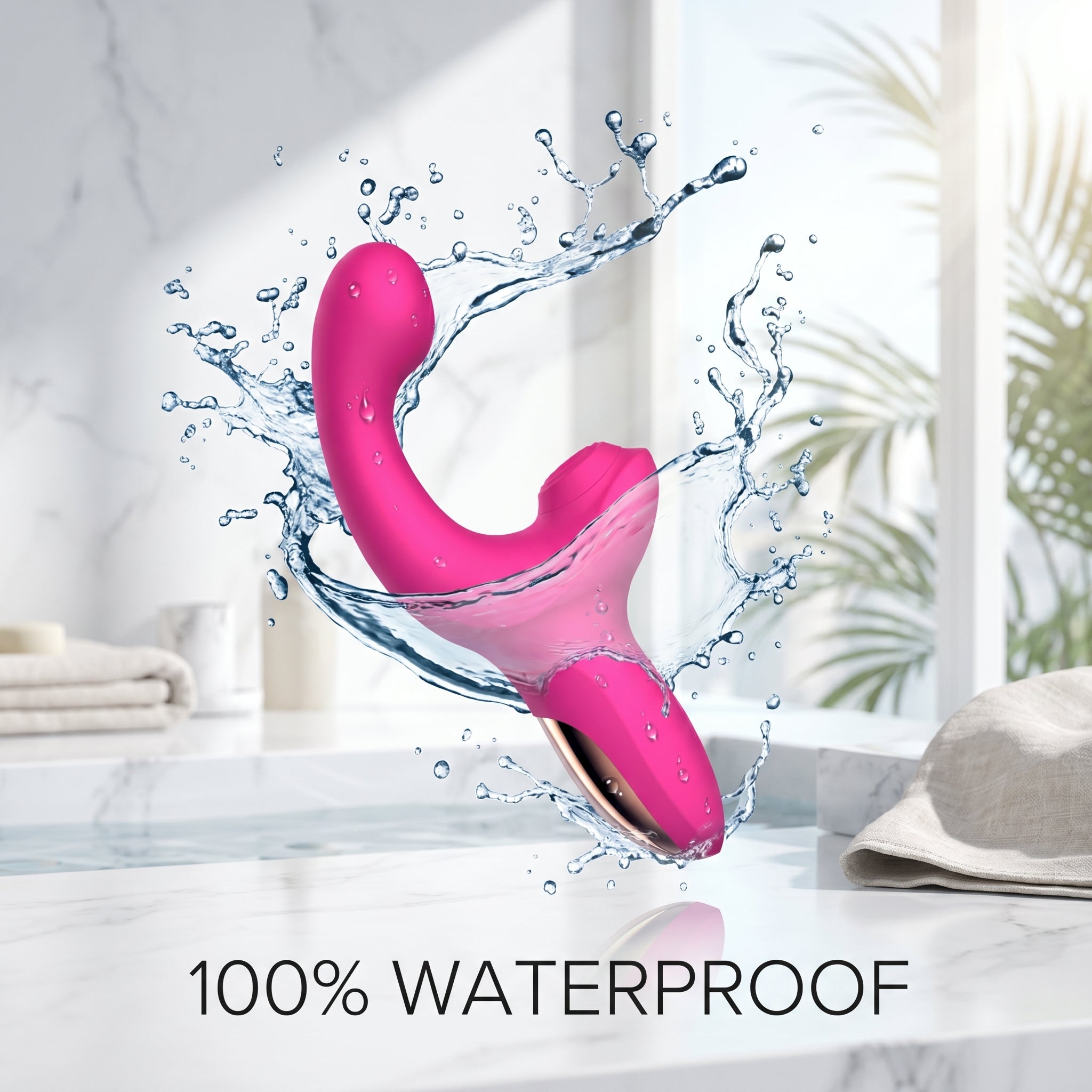 Dual Stimulation Rabbit Vibrator - 10 Flapping And 10 Vibration Modes Magnetic Rechargeable Waterproof Massager