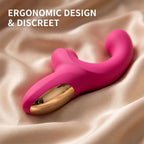 Dual Stimulation Rabbit Vibrator - 10 Flapping And 10 Vibration Modes Magnetic Rechargeable Waterproof Massager