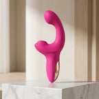 Dual Stimulation Rabbit Vibrator - 10 Flapping And 10 Vibration Modes Magnetic Rechargeable Waterproof Massager