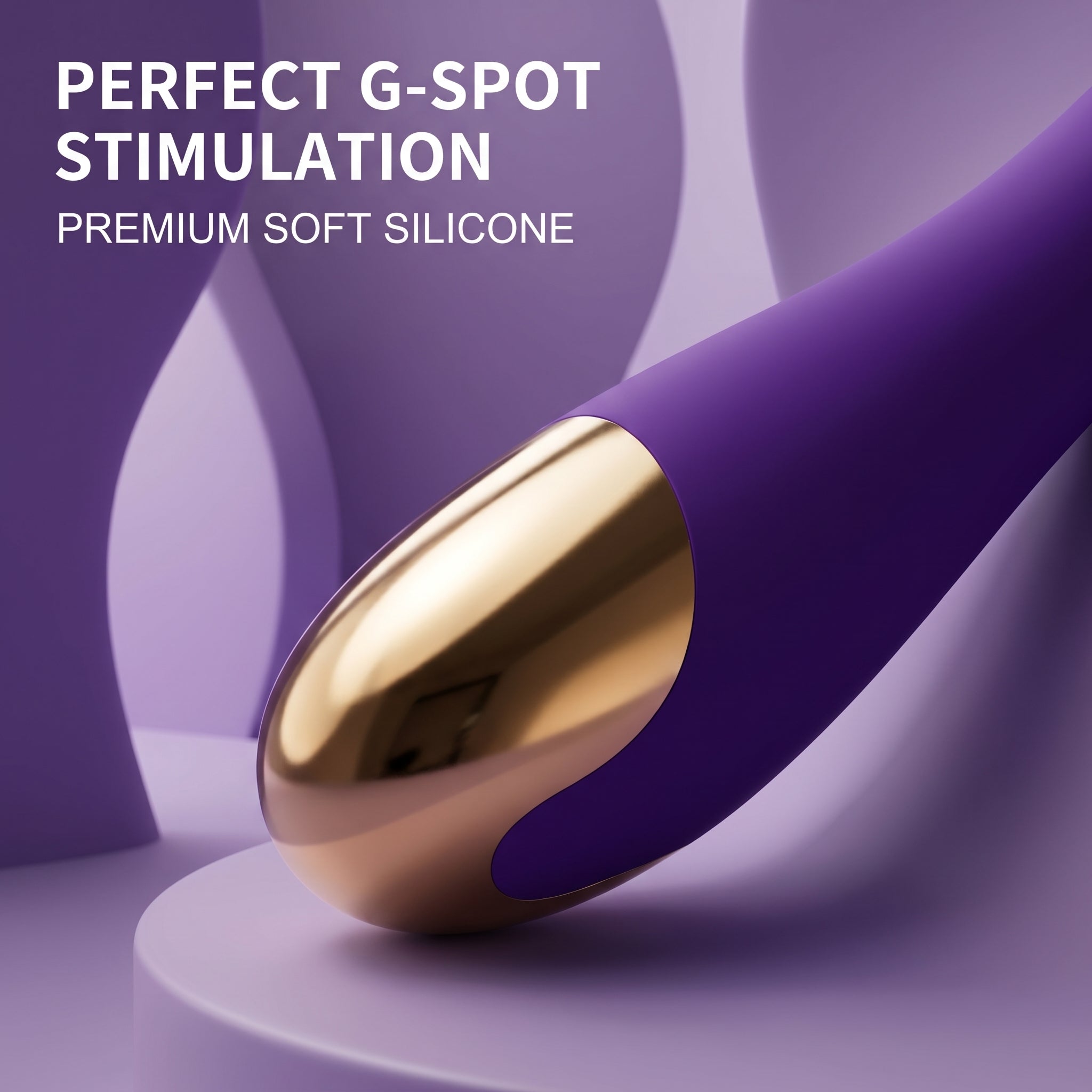 Ergonomic Purple G-Spot Vibrator - Waterproof, USB Rechargeable, Travel-Friendly Silicone Sex Toy For Ultimate Self-Care