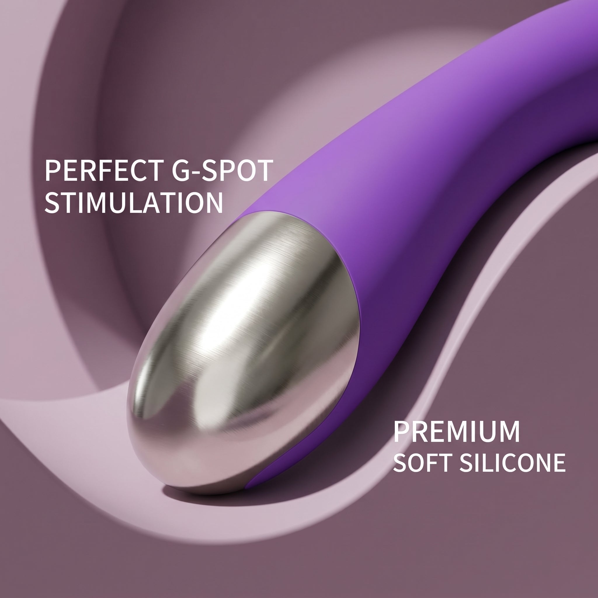 Ergonomic Purple G-Spot Vibrator - Waterproof, USB Rechargeable, Travel-Friendly Silicone Sex Toy For Ultimate Self-Care