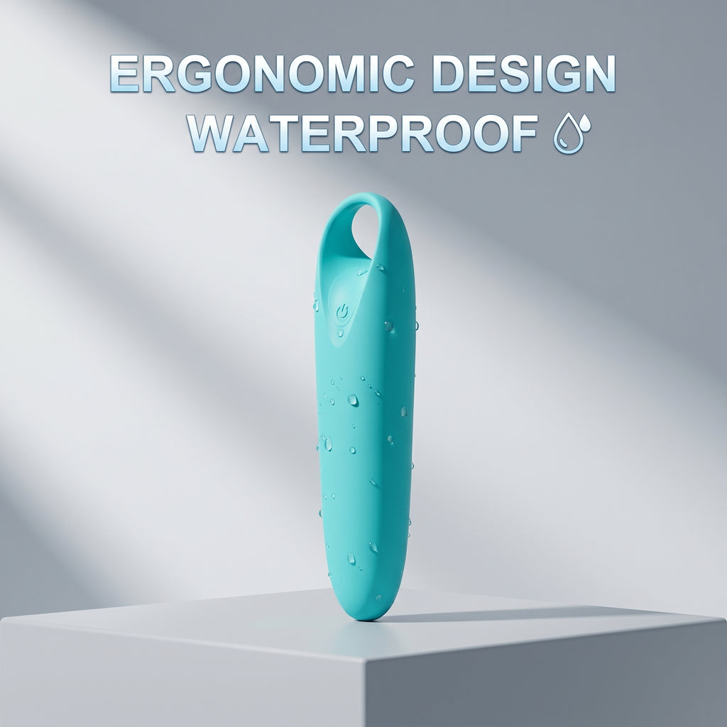 Mini Portable Bullet Vibrator - 12 Vibration Modes Waterproof Rechargeable Silicone Clitoral G-Spot Intimacy Massager