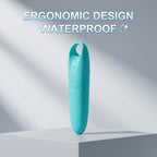 Mini Portable Bullet Vibrator - 12 Vibration Modes Waterproof Rechargeable Silicone Clitoral G-Spot Intimacy Massager