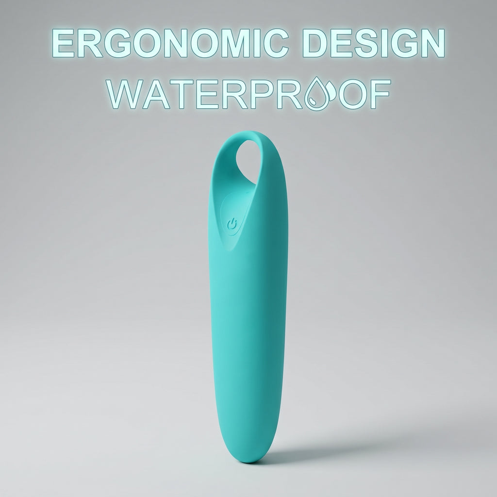 Mini Portable Bullet Vibrator - 12 Vibration Modes Waterproof Rechargeable Silicone Clitoral G-Spot Intimacy Massager