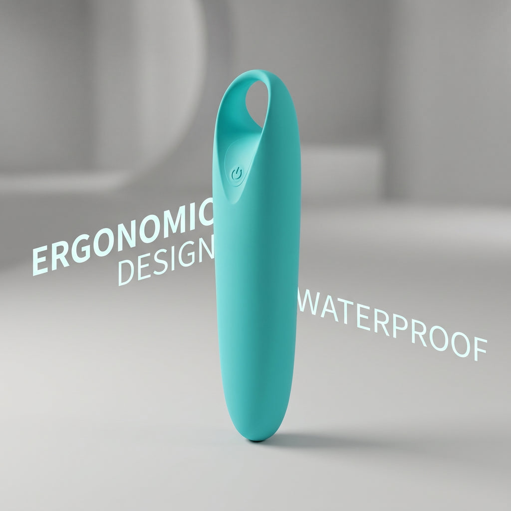 Mini Portable Bullet Vibrator - 12 Vibration Modes Waterproof Rechargeable Silicone Clitoral G-Spot Intimacy Massager