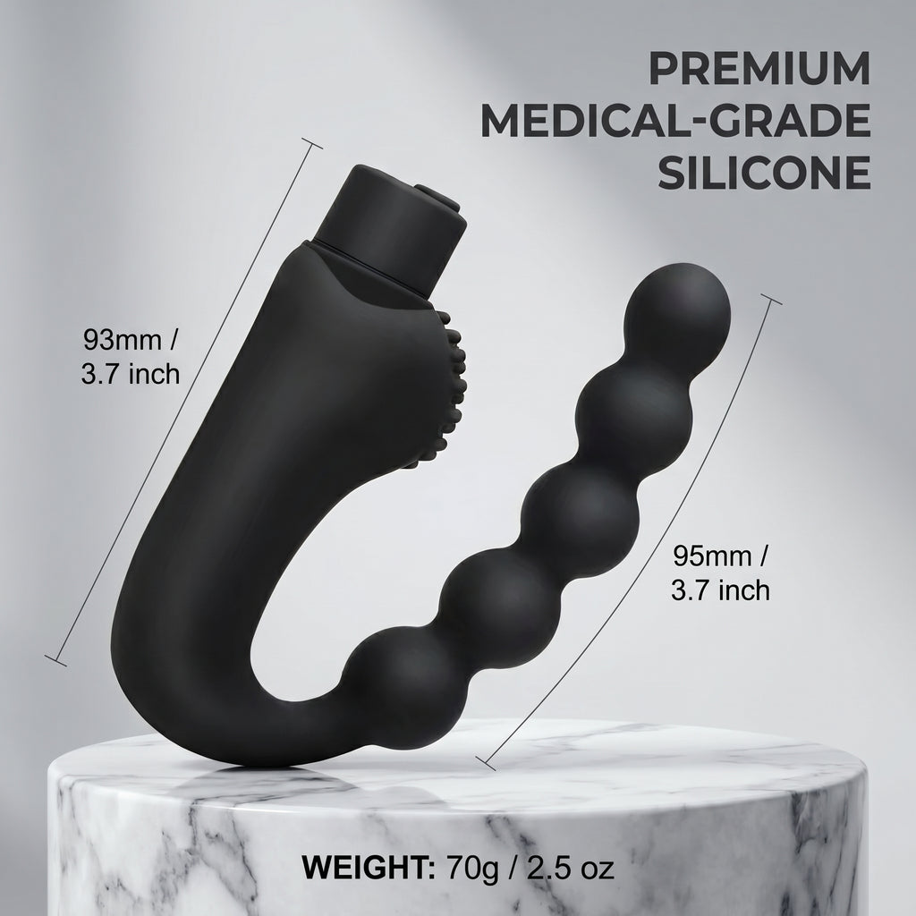 Dual-Action G-Spot & A-Spot Stimulating Vibrator: Flexible, Textured Precision