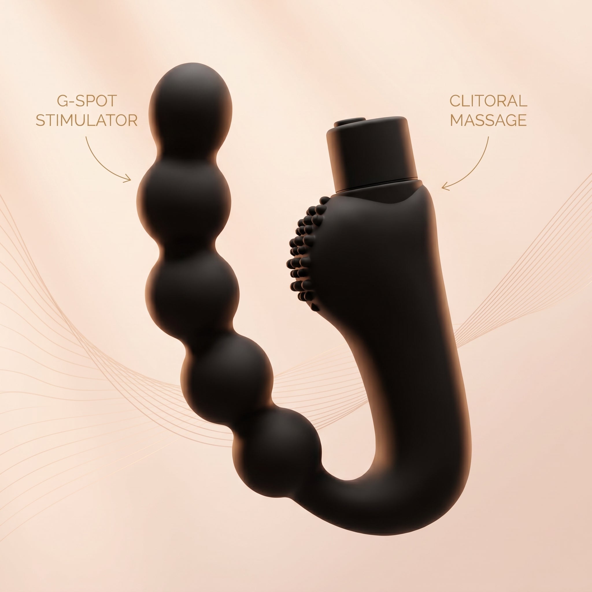 Dual-Action G-Spot & A-Spot Stimulating Vibrator: Flexible, Textured Precision