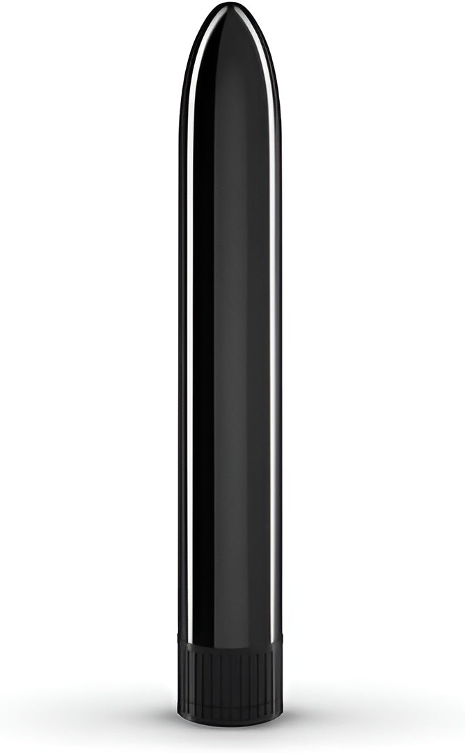 Black Classic Bullet Massager – 17.5cm Waterproof Personal Body Vibrator with Variable Speed