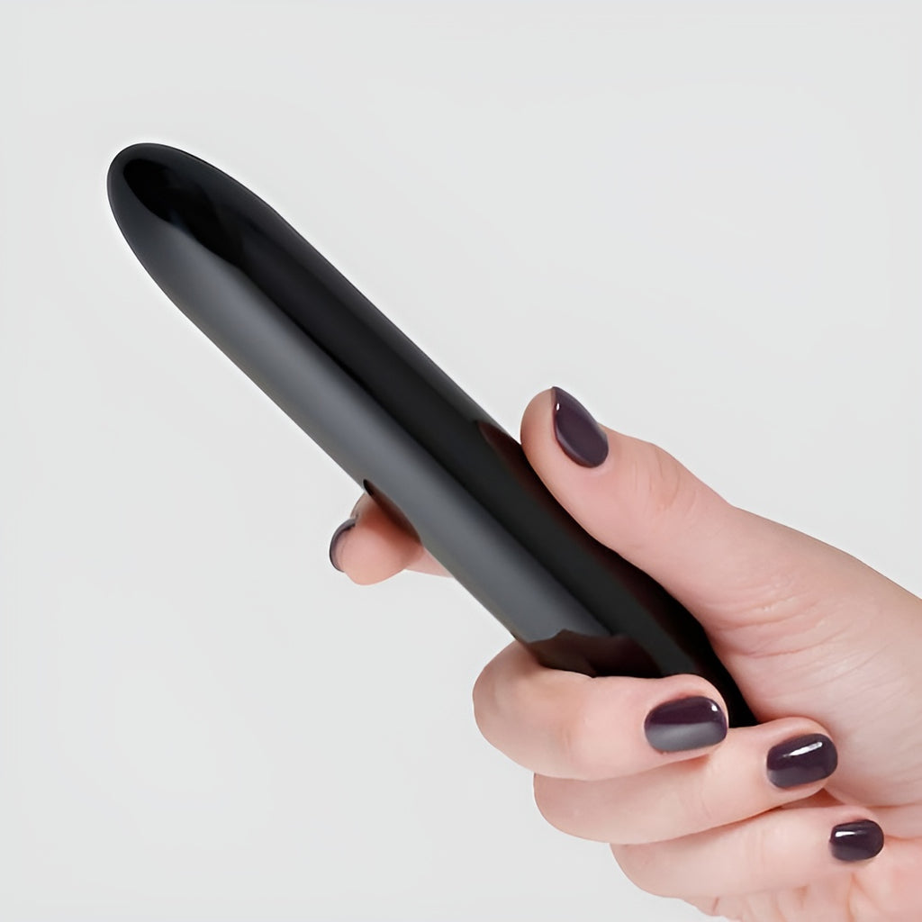 Black Classic Bullet Massager – 17.5cm Waterproof Personal Body Vibrator with Variable Speed